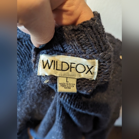 Wildfox Wool Blend Sweater size Large - Picture 5 of 6